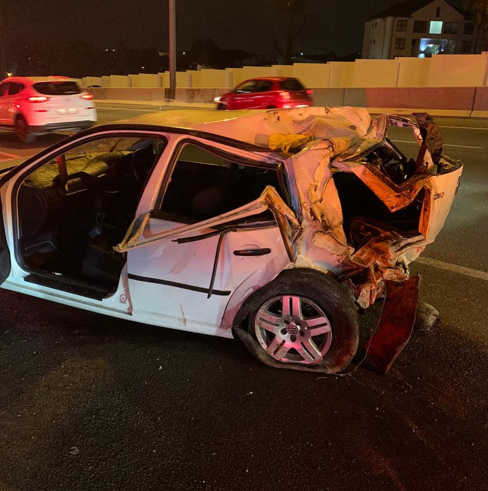 Two injured in collision on the N1 North, Rivonia