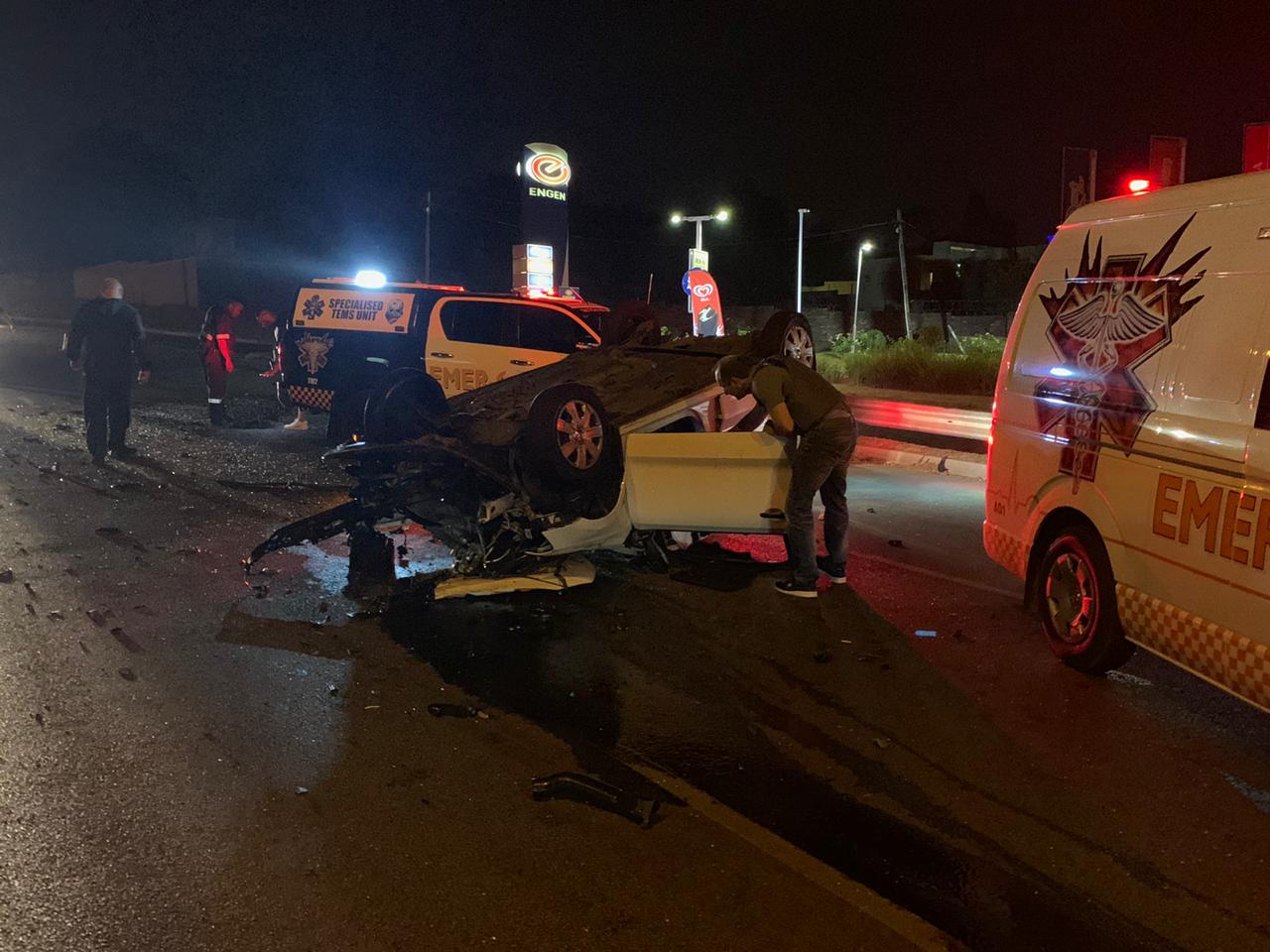 One injured in Bryanston collision