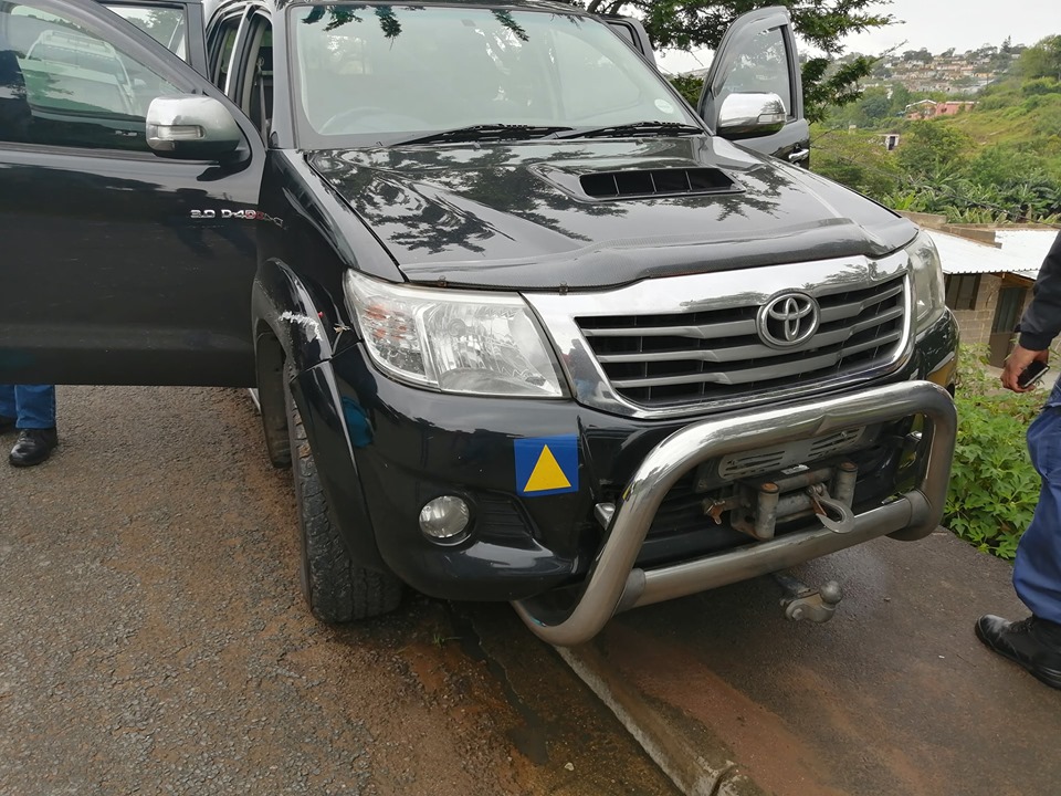 Stolen Toyota bakkie from Durban Central recovered in KwaMakhutha