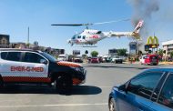 Victim airlifted after gas explosion in Rivonia Boulevard