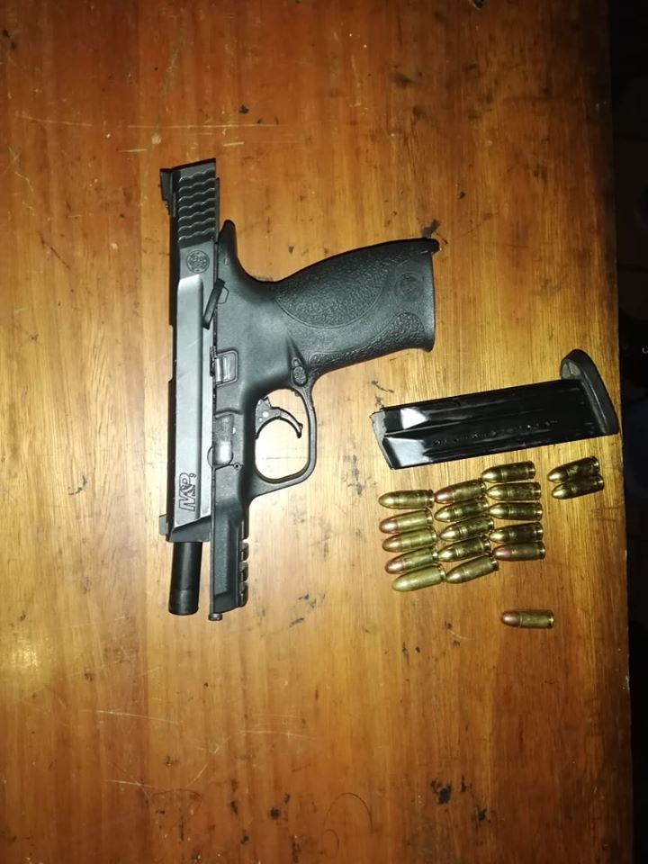 Members of operation lockdown seized unlicensed firearm and a stolen vehicle in Philippi area