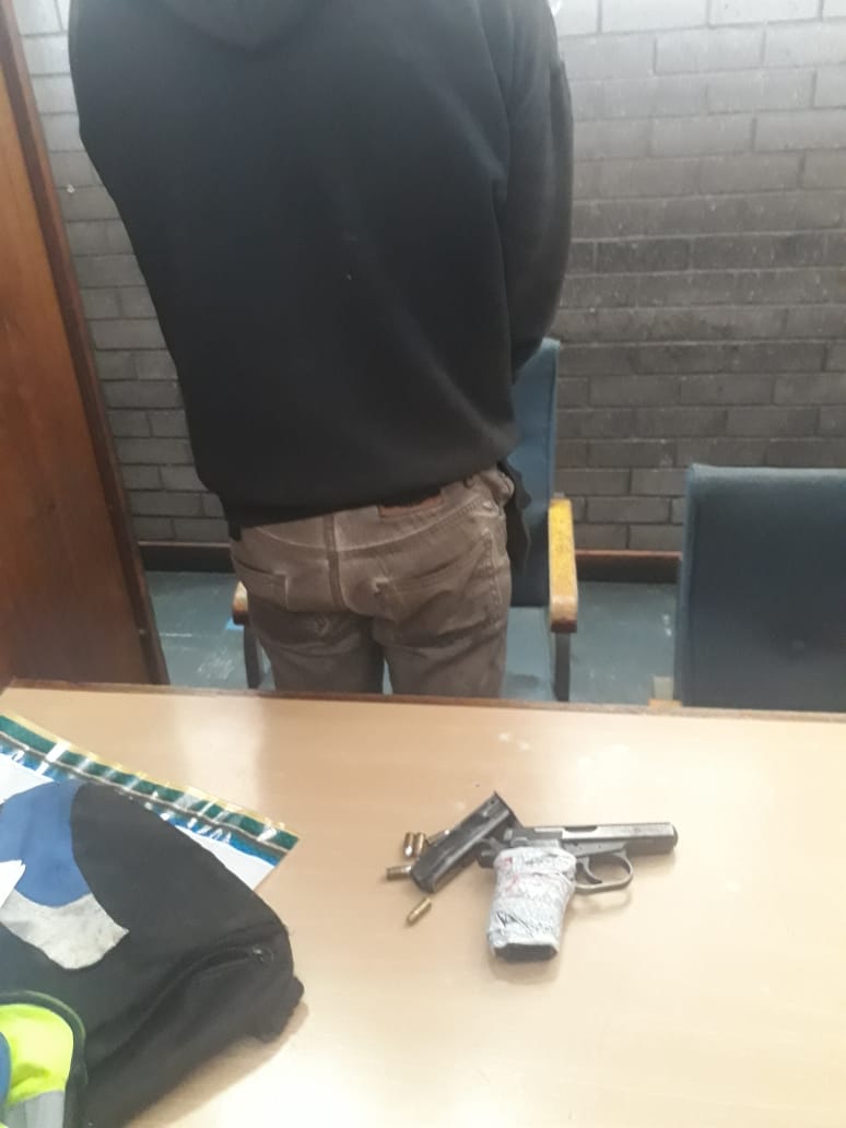 Firearm removed from wrongful hands and suspect behind bars
