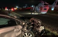 Road crash victim airlifted from scene of crash in Randjiesfontein