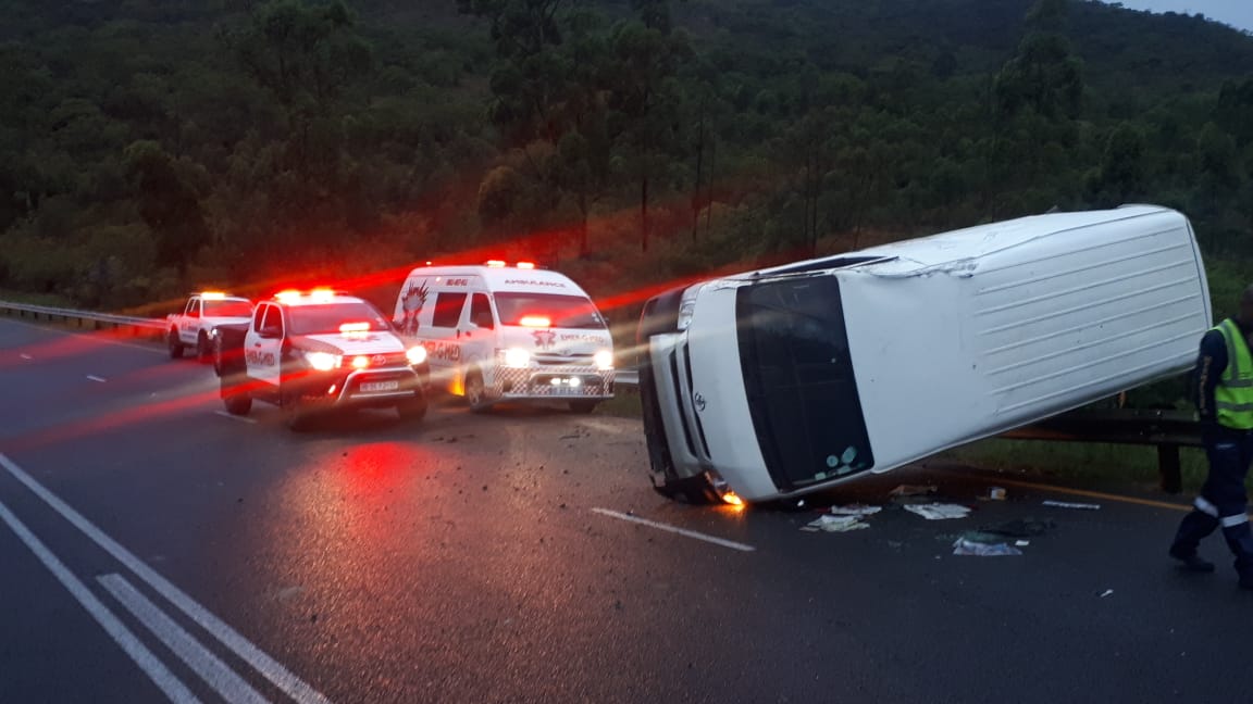 One injured in rollover near Nelspruit