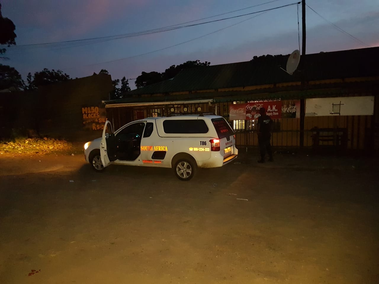 Armed robbery in Canelands