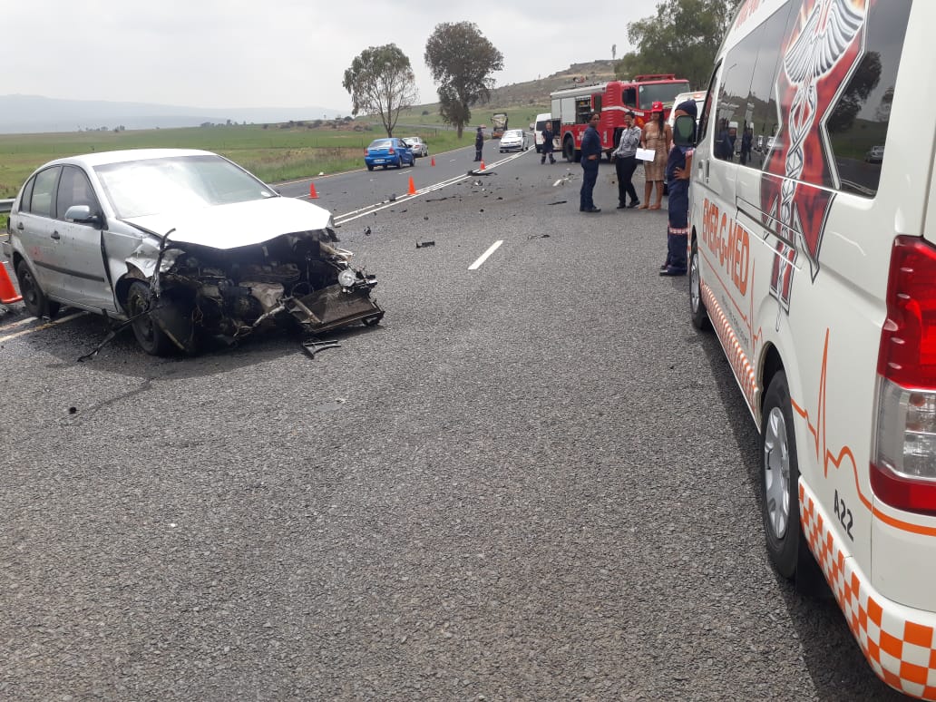 Collision on the N5 between Bethlehem and Kestel