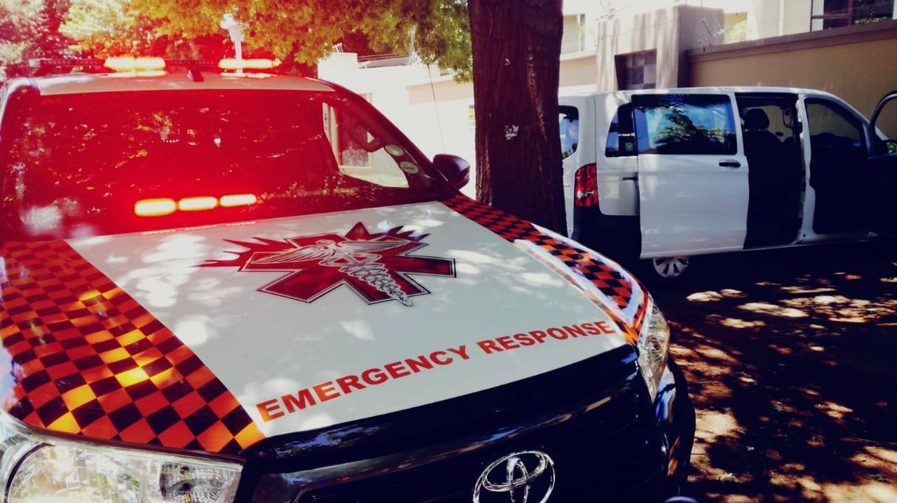 Driver crashes into wall in Bedfordview while having a medical emergency