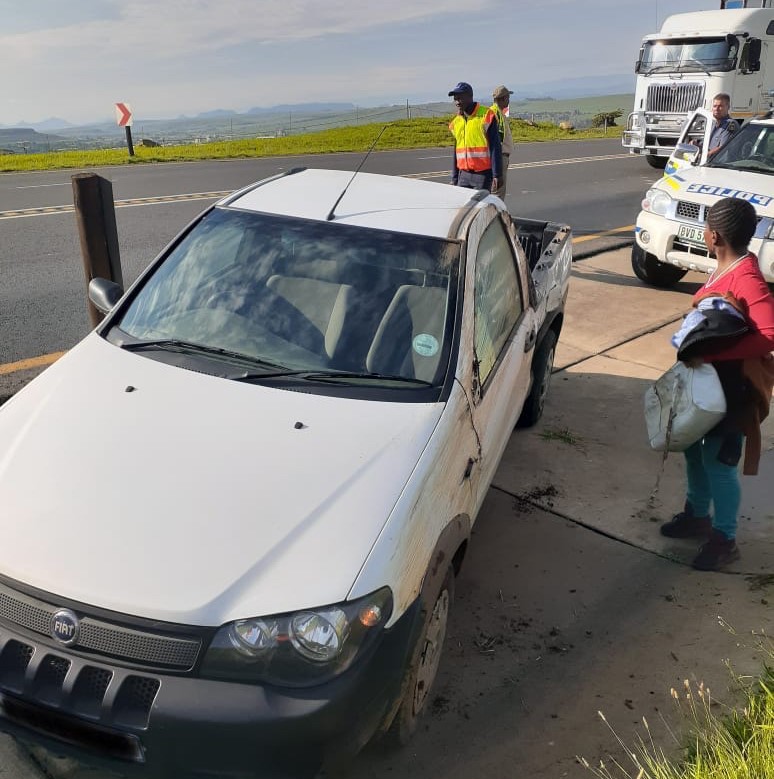 Four injured in a collision in Harrismith