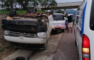 Taxi rollover in crash on the N1 north of the Ranch, Limpopo