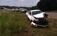Fortunate escape from injury in road crash on the R104, Pretoria