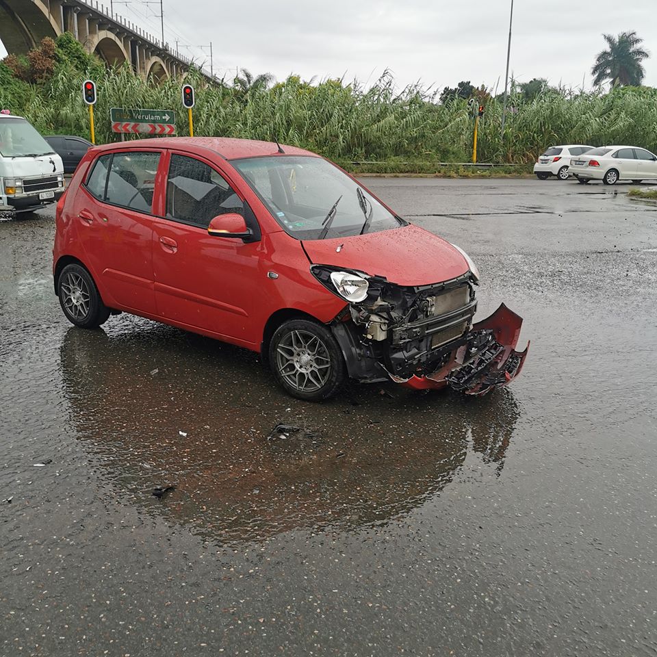 Two-vehicle collision in Canelands - KZN