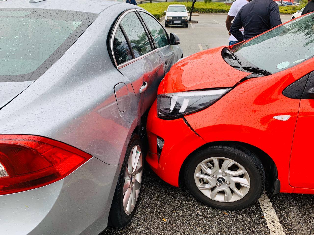 Three-vehicle collision in Johannesburg