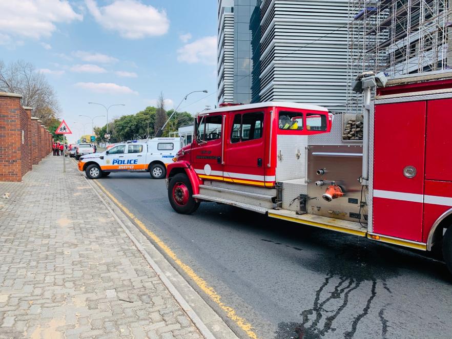 One person injured in vehicle rollover in Sandton