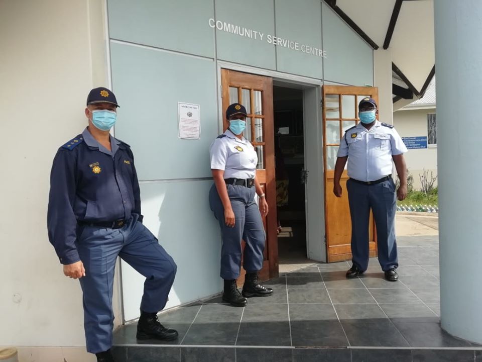 Cathcart SAPS ensures safety regulations are in place to curb the spread of COVID19
