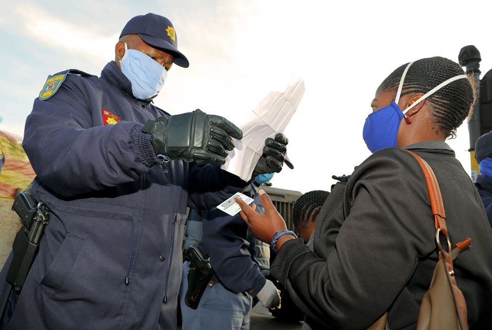 Forces deployed in Bellville to enforce the regulations of the Disaster Management Act