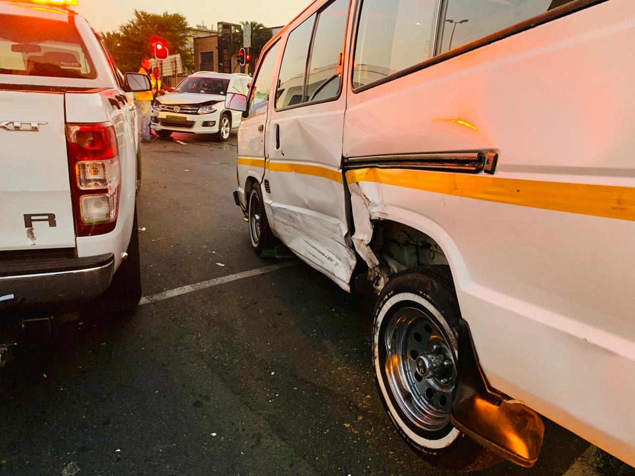 One person injured in collision at intersection in Edenburg, Johannesburg