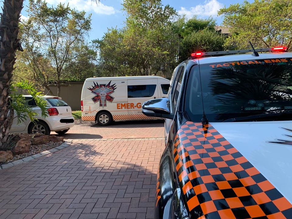 Patient injured after falling from a ladder in Broadacres