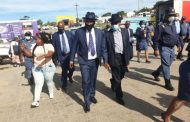 Police minister on a fact finding mission in the Umzumbe municipal area.