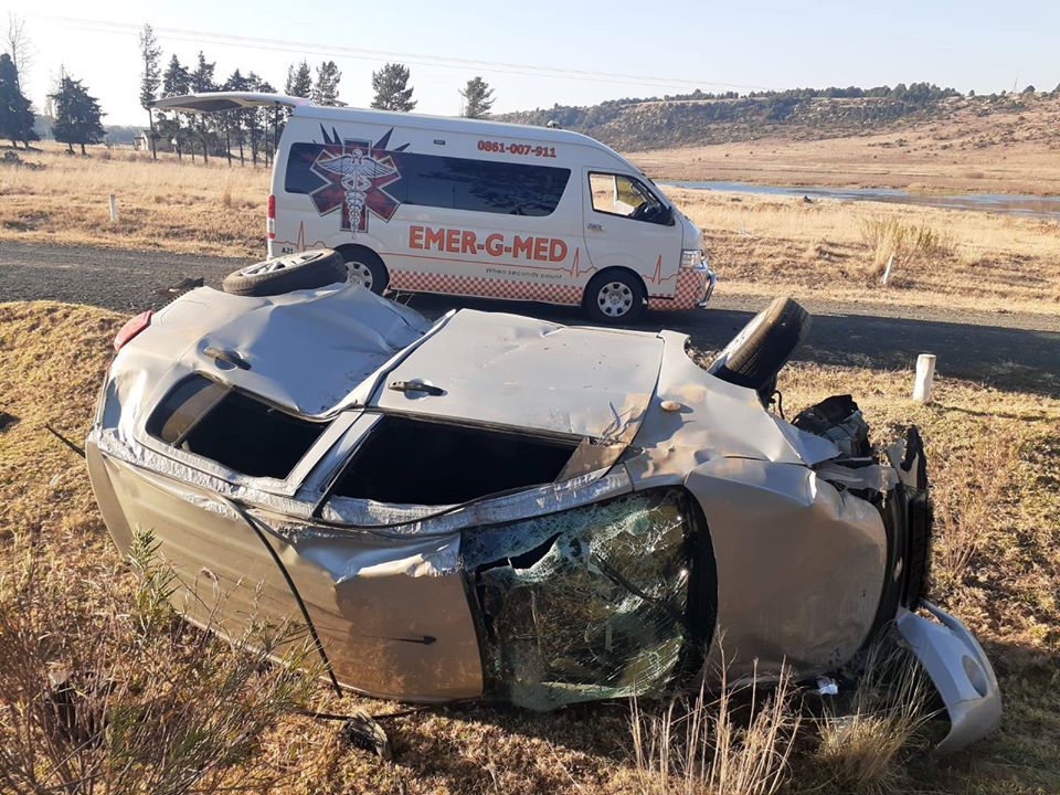 Two injured in rollover on the N5