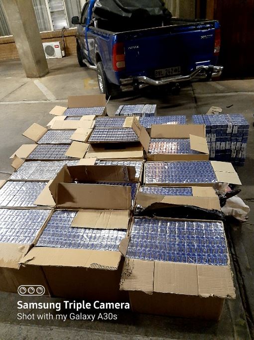 Police Sergeant apprehended while transporting illicit cigarettes