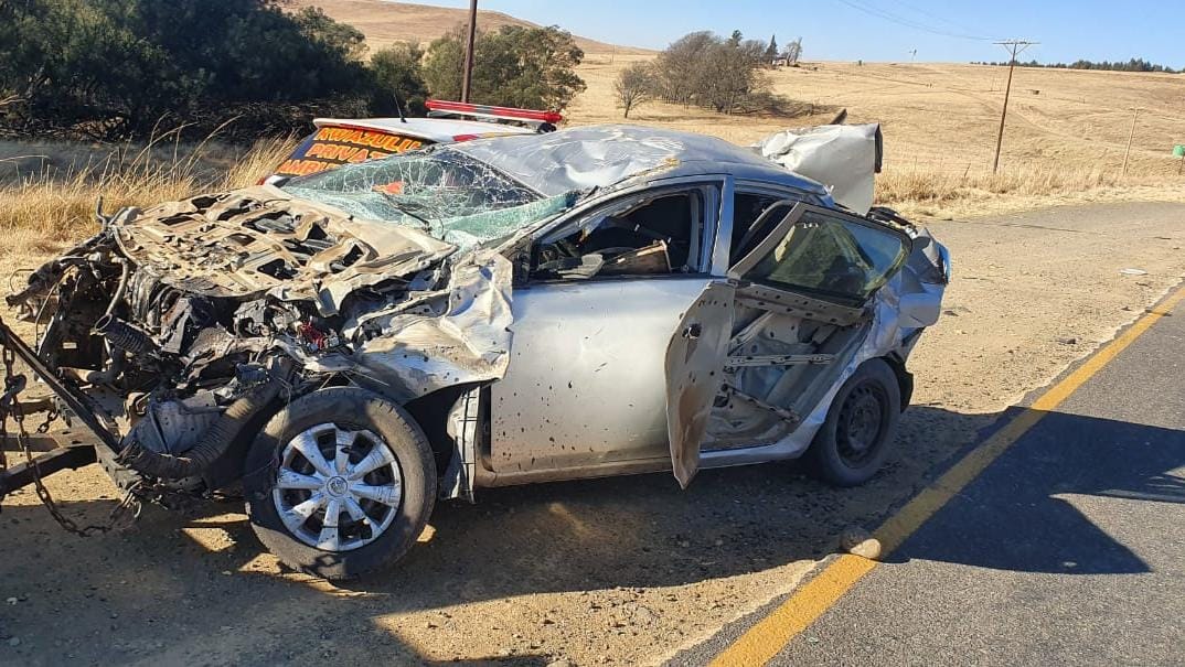 Four injured in vehicle rollover on the R34 Memel road