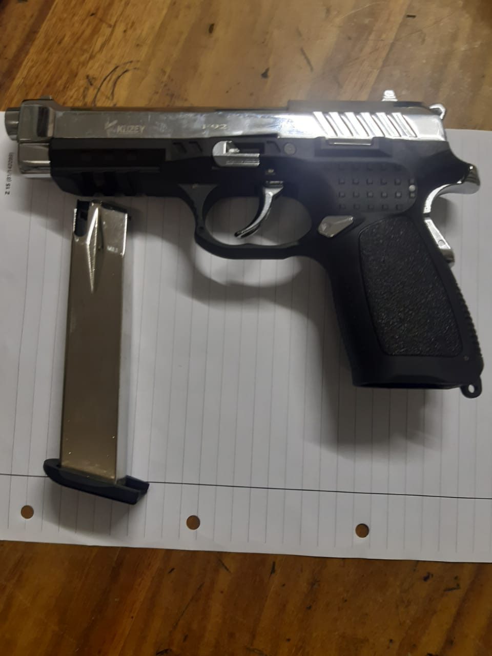 Driver arrested for possession of an unlicensed firearm and ammunition