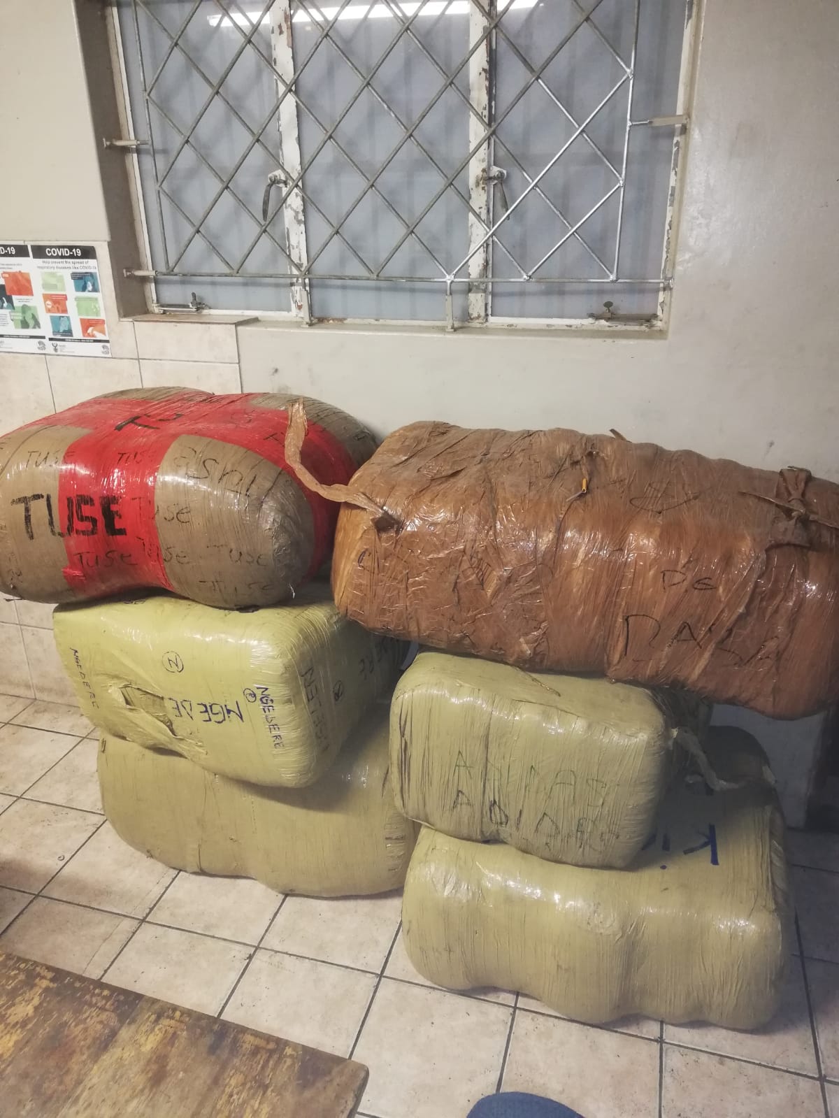 Additional information: Six more bales of dagga found in Swartkops