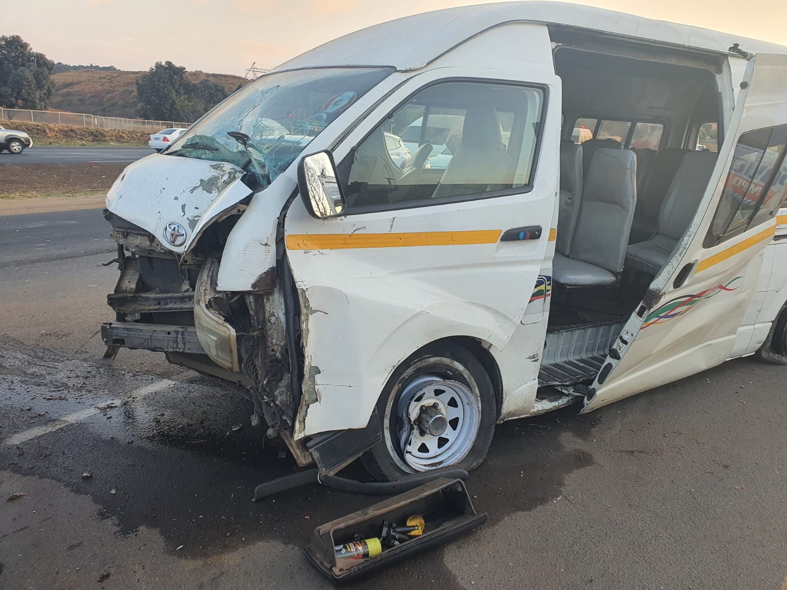 Several injured in a collision, Kempton Park