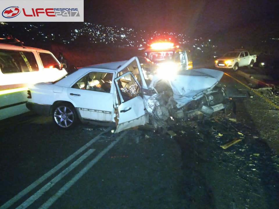 Man killed in a head-on crash in Hammersdale