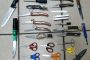 Suspect arrested with abalone and three others with firearms