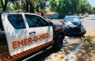 Two injured in a collision in Bryanston