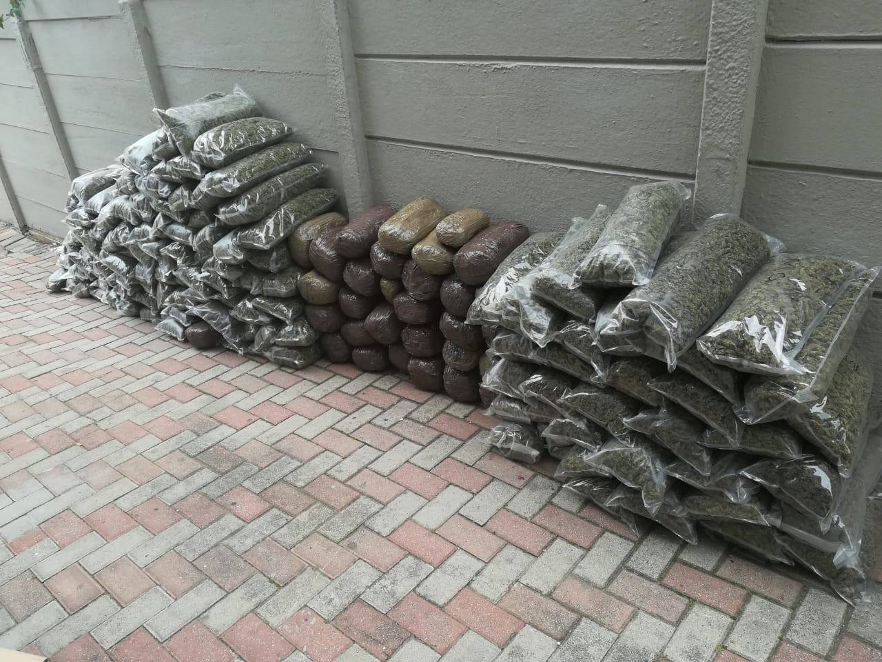 Large quantity of dagga confiscated during an intelligence-driven operation in Cotswold