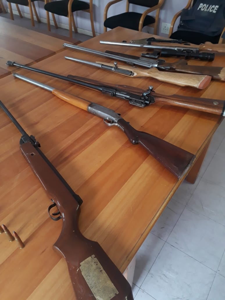 Cache of firearms and ammunition seized in Kouga