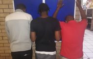 Three arrested for robbery in Kathu