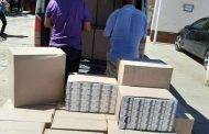 Two suspects found in possession of counterfeit cigarettes on the N6 Reddersburg road