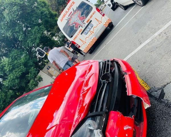 One person injured in a collision at an intersection in Wilgeheuwel