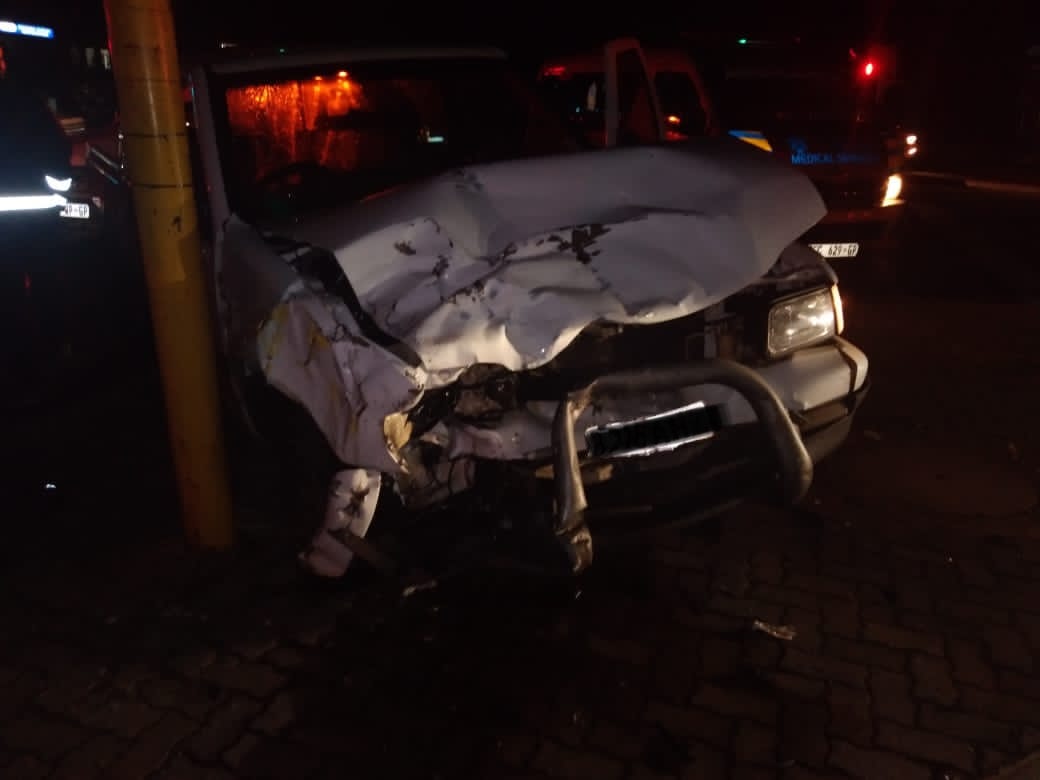 Minor injuries after a collision in Pretoria East