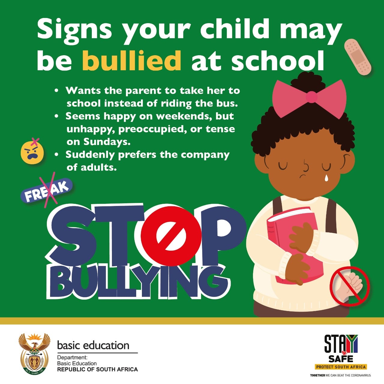 Police advise on the warning signs victims of bullying might display