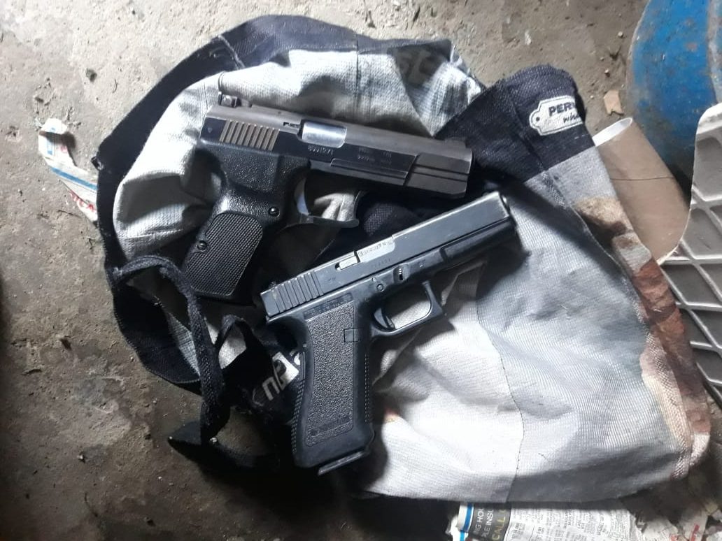 Four suspects arrested for the possession of illegal firearms in Browns Farm, Nyanga