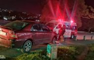 Vehicle Crashes Into Concrete Barrier: Verulam - KZN