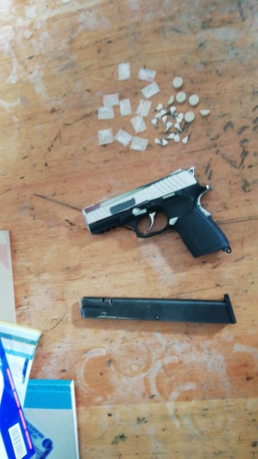 Athlone SAPS members arrest suspect for possession of prohibited firearm and ammunition