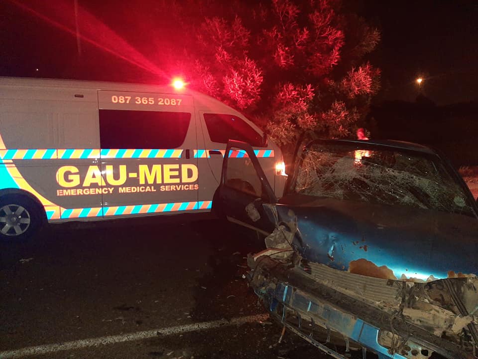 Road crash on Pretoria Road outside Motovia , Kempton Park.