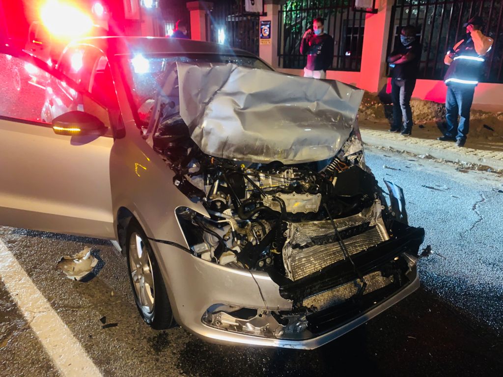 One injured in a collision in Parkmore