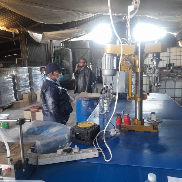 Illegal distillery discovered in Welkom, three suspects arrested