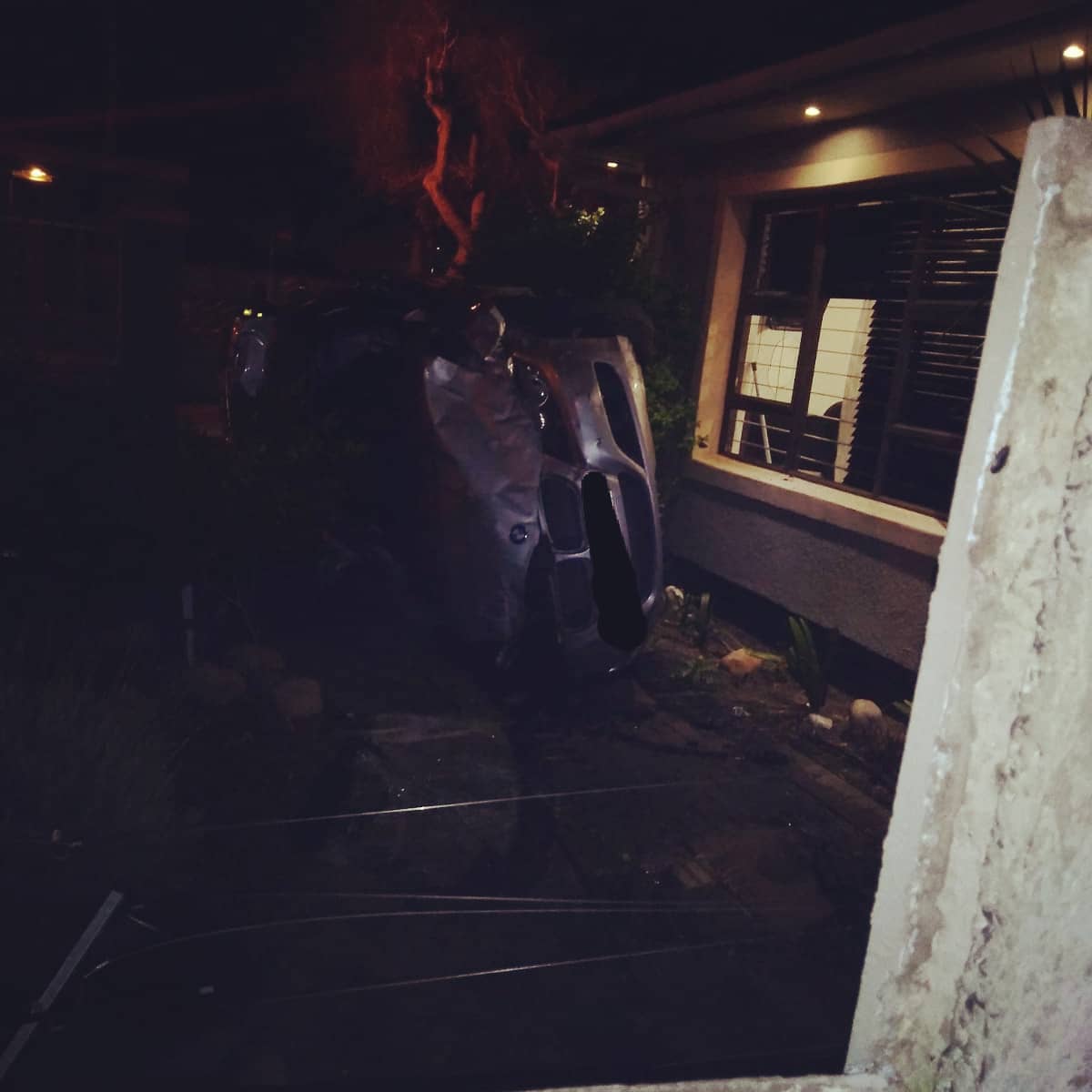 Two injured in a rollover crash on Turfhall road, Lansdowne.