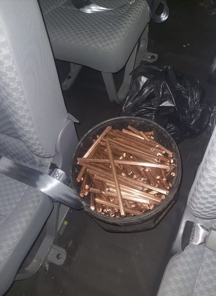 Eden Cluster police arrest four suspects with copper at Plettenberg Bay