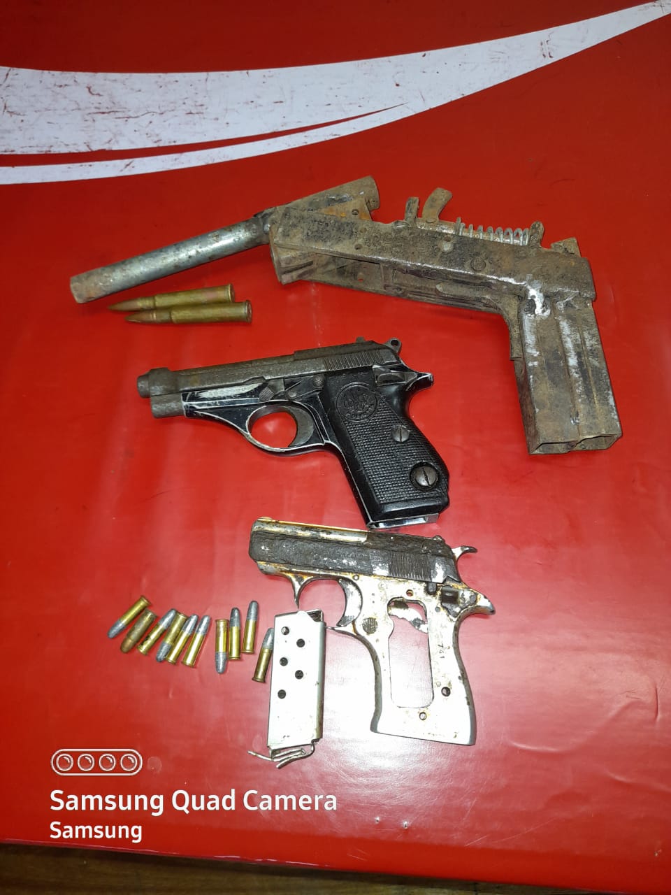 Man nabbed with three firearms linked to attempted murder