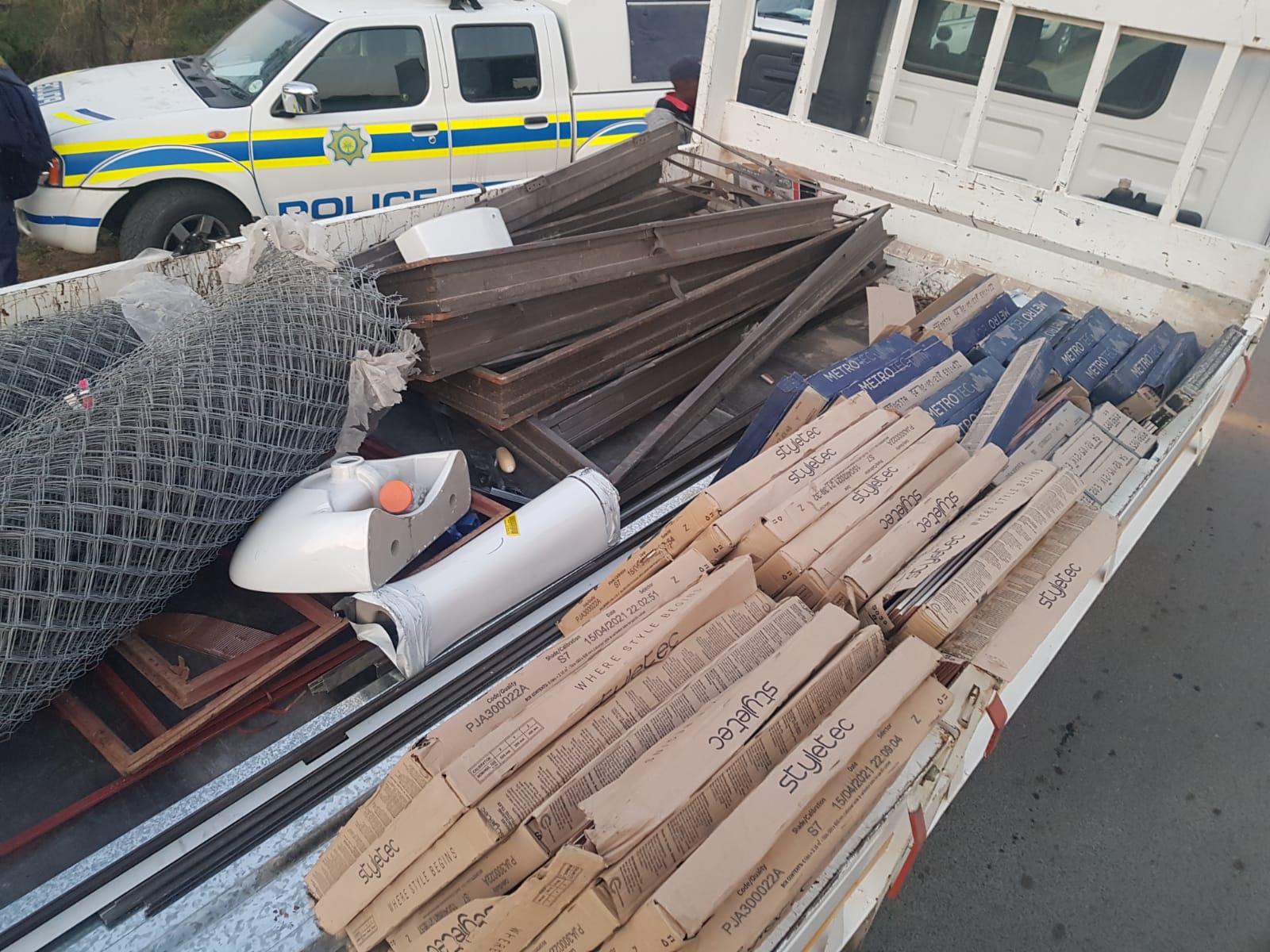 An intelligence-driven operation yields positive result as man arrested with stolen building material