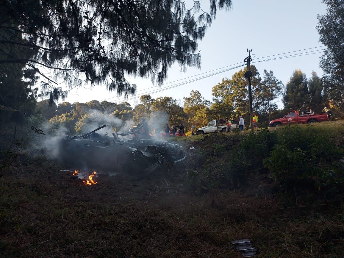 Two killed, one critical in a single-vehicle rollover