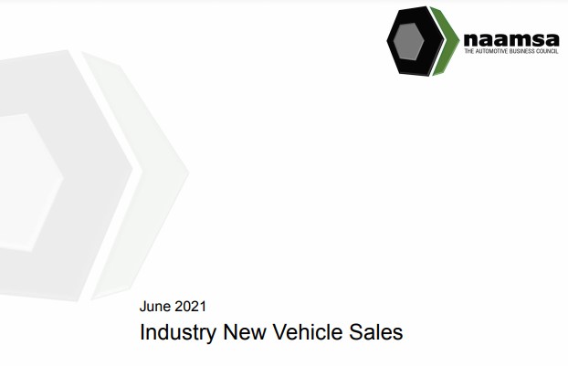naamsa releases June 2021 new vehicle stats